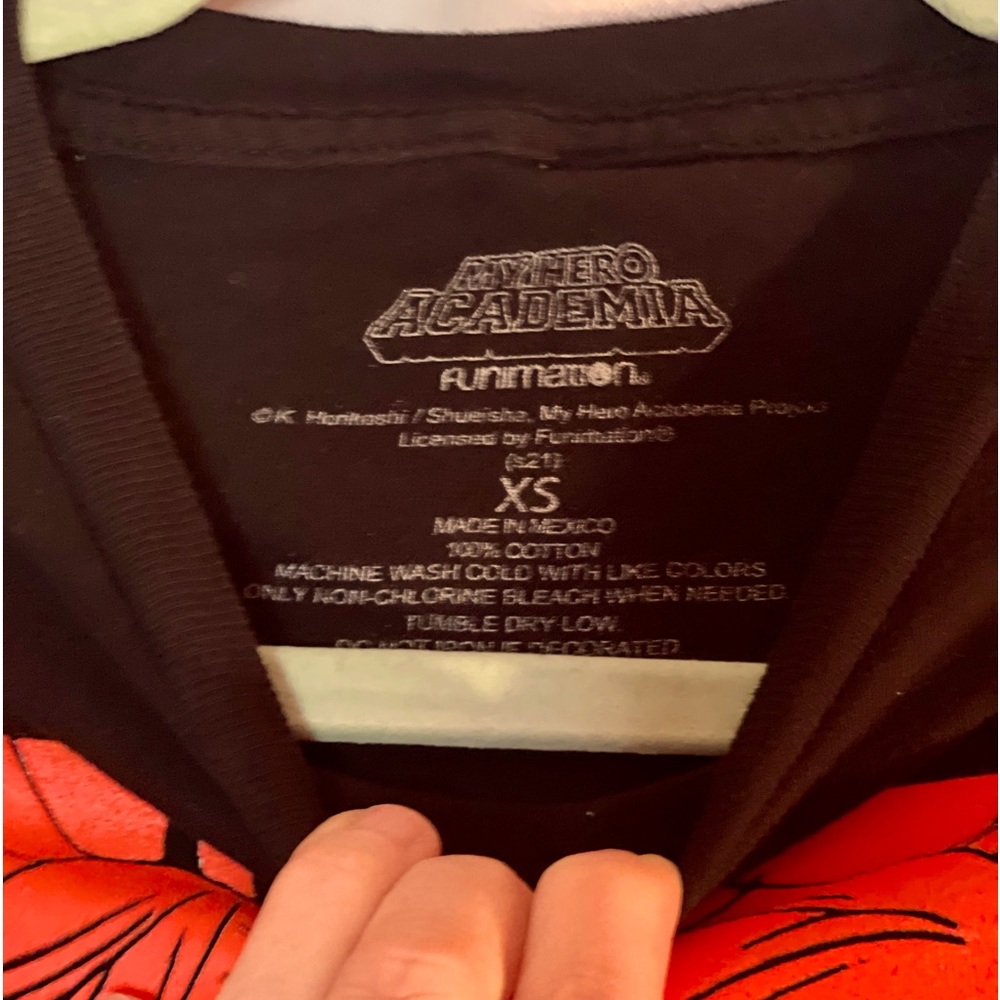My Hero Academia Himiko Toga Graphic T-Shirt Black Funimation Anime Womens XS - Picture 3 of 4
